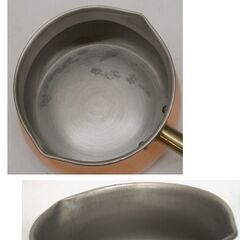 タグ付き未使用・長期保管品 純銅製 ミルクパン 小 ミニ 700ml 木柄　底径 11cm COPPER 5000 ☆ PayPay(ペイペイ)決済可能 ☆ 札幌市 豊平区 平岸 平岸店の画像