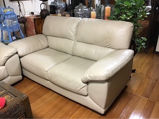 ニトリ合成皮ソファ