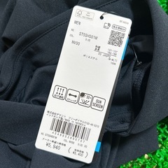 デサントSUNSCREEN ミニ鹿の子 ポロシャツ ST5SHS01M NV00の画像