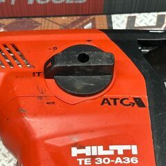 B36/6.0【中古】ヒルティ HILTI TE30-A36 ハンマドリル バッテリ×2付き【ハンズクラフト佐賀】の画像