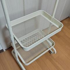 山善 トローリー ハンガーラックの画像