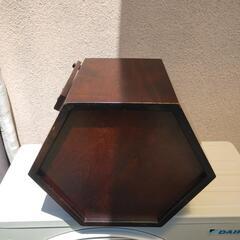 茶道具、箱炭斗

幅30cm ×30cm 深さ22cm 六角形の画像