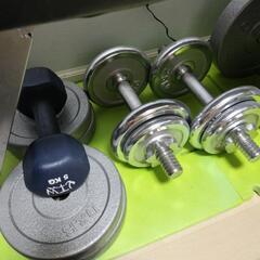 トレーニングベンチ　ダンベル　セットの画像