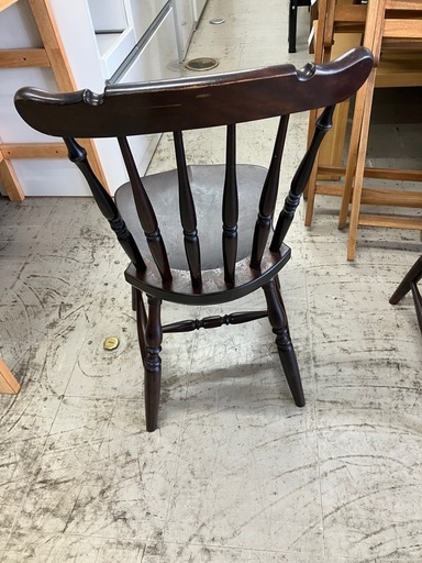 I2508-373 松本民芸家具 アンティーク調 SP型スピンドルチェア あの松本民芸がお買い得価格！！ ご予約はお早目に！！ 中古