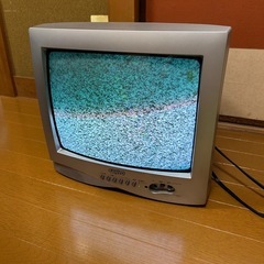 ブラウン管テレビ2台+テレビ台の画像