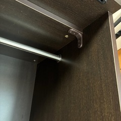 大型木製衣装ダンス　スライドドアの画像