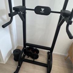 STEADY 懸垂マシン　ダンベル付きの画像