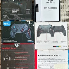 🌟お宝市場16.🌟ワイヤレスコントローラー DUAL CHARGE DOCK PS5　6点まとめ売り　転売o.k.！の画像