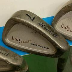 0813-044 Shamrock LADIES' li:d3 SUPER WIDE SPOT　ゴルフクラブ3本の画像