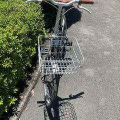 折りたたみ自転車　No.384　ブラック　6段切替　20インチ　ミニベロ　【リサイクルショップどりーむ天保山】の画像