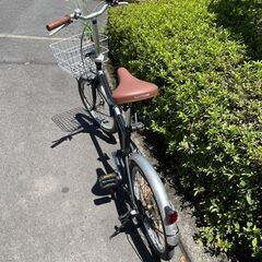 折りたたみ自転車　No.384　ブラック　6段切替　20インチ　ミニベロ　【リサイクルショップどりーむ天保山】の画像