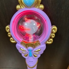 光るステッキ　紫の画像