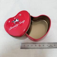 牛乳石鹸　ハート缶の画像