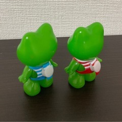 コロちゃん ケロちゃんフィギュア ソフビ 指人形 大量 製薬会社 カエル 洋服の画像