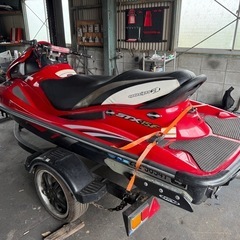 Kawasaki STX-15F 水上オートバイ トレーラー付きの画像