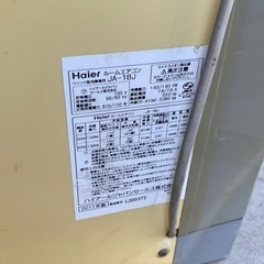 ハイアール窓用エアコン JA-18 窓枠とリモコン欠品  の画像