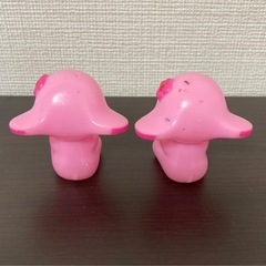 佐藤製薬マスコット サトコちゃんのソフビ指人形 サトちゃん セットの画像