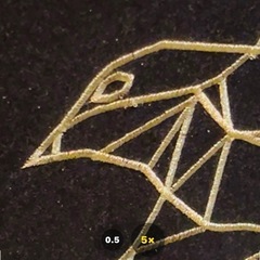 刺繍による鳥のアート【IKEA】の画像