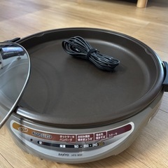 サンヨー　ホットプレートの画像