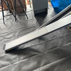 アルミスライダー。使用は一回のみの画像