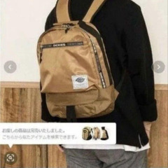 Dickies リュック バックパック ディッキーズタグ付き未使用新品　ベージュ デイパックの画像