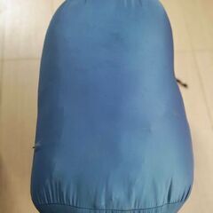 厚手　寝袋　シュラフ　ブルーの画像