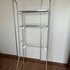 【ニトリ】ステンレス洗濯機ラックの画像