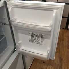 安心の6ヶ月保証付。【ニトリ　2ドア冷蔵庫　NTR-106WH 2020年製　106L】取りに来れる方限定。の画像