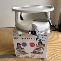 13日限定 リッチェル 2WAYごきげんチェア 抗菌仕様 7カ月頃~5才頃 の画像