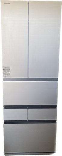 商談中　◎ 美品　6ドアノンフロン冷凍冷蔵庫　TOSHIBA 東芝　507L GR-W510FZS  2024年製　動作確認済み