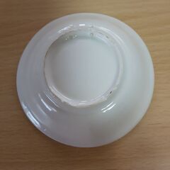 陶器、小皿、手書き絵、ドイツ製、花柄皿の画像