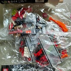 ジャングル×2大型良品館　①　ブロック　ロードスター　車　玩具　知恵玩具　コレクター　未使用品の画像