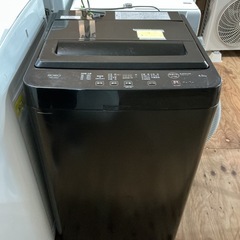 大人気色🖤高年式🌈4,5㎏YAMADAヤマダ2023年製YWM-T45LK黒ブラック洗濯機の画像