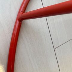 カウンターチェア1脚（赤ベルベット）　★中古品の画像