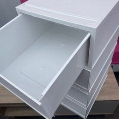 無料　４段　プラチェスト　引き出し　収納の画像