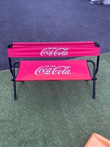 コカ　コーラ　折りたたみ　ベンチ