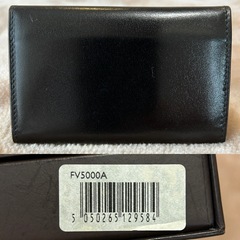 未使用dunhillダンヒル6連キーケース紳士小物blackブラック黒イタリア製イタリー製メイドインイタリアメンズ男性用箱付きの画像