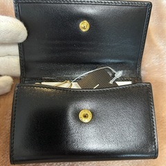 未使用dunhillダンヒル6連キーケース紳士小物blackブラック黒イタリア製イタリー製メイドインイタリアメンズ男性用箱付きの画像