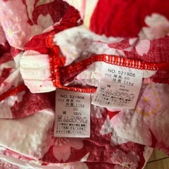 女の子、甚平、80、花の画像