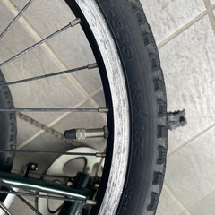 折りたたみ自転車の画像
