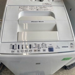 NO B433🌈福岡市内配送設置無料✨🌈日立 7．0kg全自動洗濯機 keyword キーワードホワイト NW-Z70E5の画像