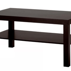 IKEA 黒 ローテーブルの画像