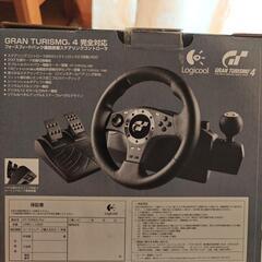 PS2レーシングパケ＋ハンドルコンドローラー他の画像