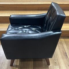 家具 生活家具 カリモク60　ロビーチェア　スタンダードブラックの画像