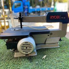 中古（傷や汚れあり）●【中古品】RYOBI リョービ TF-45 卓上糸ノコ盤 単相100V 50/60Hz 130/150W ストローク数:1,390spm/1,700spmの画像