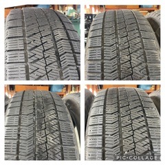 2022年生8~7部山　ブリヂストン　ブリザック　VRX2 205/60r16 92Q 4本/帯広市手渡可/中古スタッドレスタイヤ/冬タイヤ/ヴォクシー等の画像