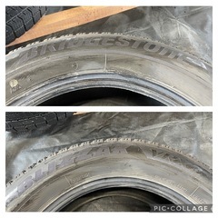 2022年生8~7部山　ブリヂストン　ブリザック　VRX2 205/60r16 92Q 4本/帯広市手渡可/中古スタッドレスタイヤ/冬タイヤ/ヴォクシー等の画像