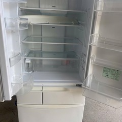 NO B424🌈福岡市内配送設置無料✨🌈NR-FVF453-W 冷蔵庫 ハーモニーホワイト [451L /6ドア /観音開きタイプ] の画像