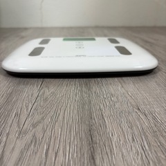 ドリテック 体重計 ボディスケール ピエトラプラス ホワイト BS-238の画像