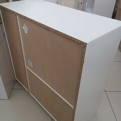 ★リユースのサカイ日立店★HJ7392  レンジ台 ホワイト H89×D39.5×W90 クリーニング済み の画像